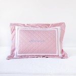 500 Thread Count PIMA Cotton Quilted Pillow - Wild Rose